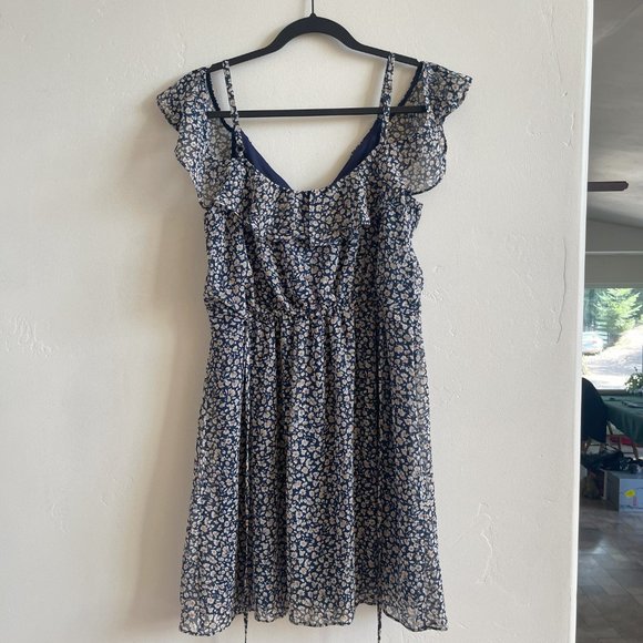 Size Large * BCX Floral Dress - Picture 5 of 6